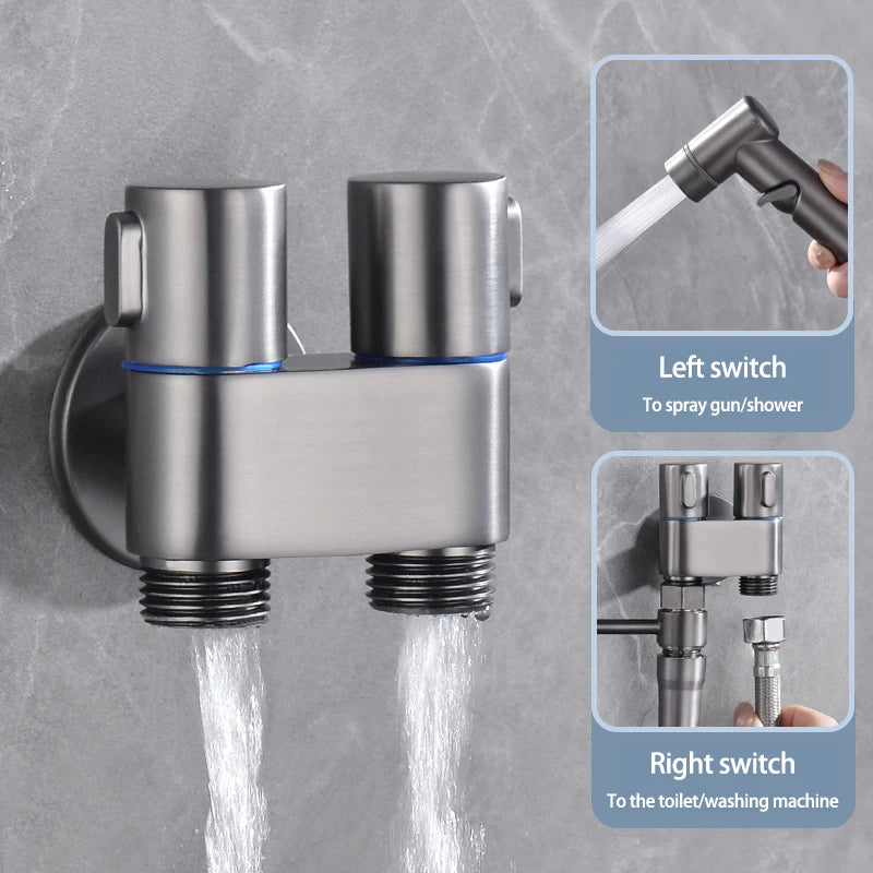 Portable Cold Water Bidet Sprayer Set for Easy Cleaning - Smarsty