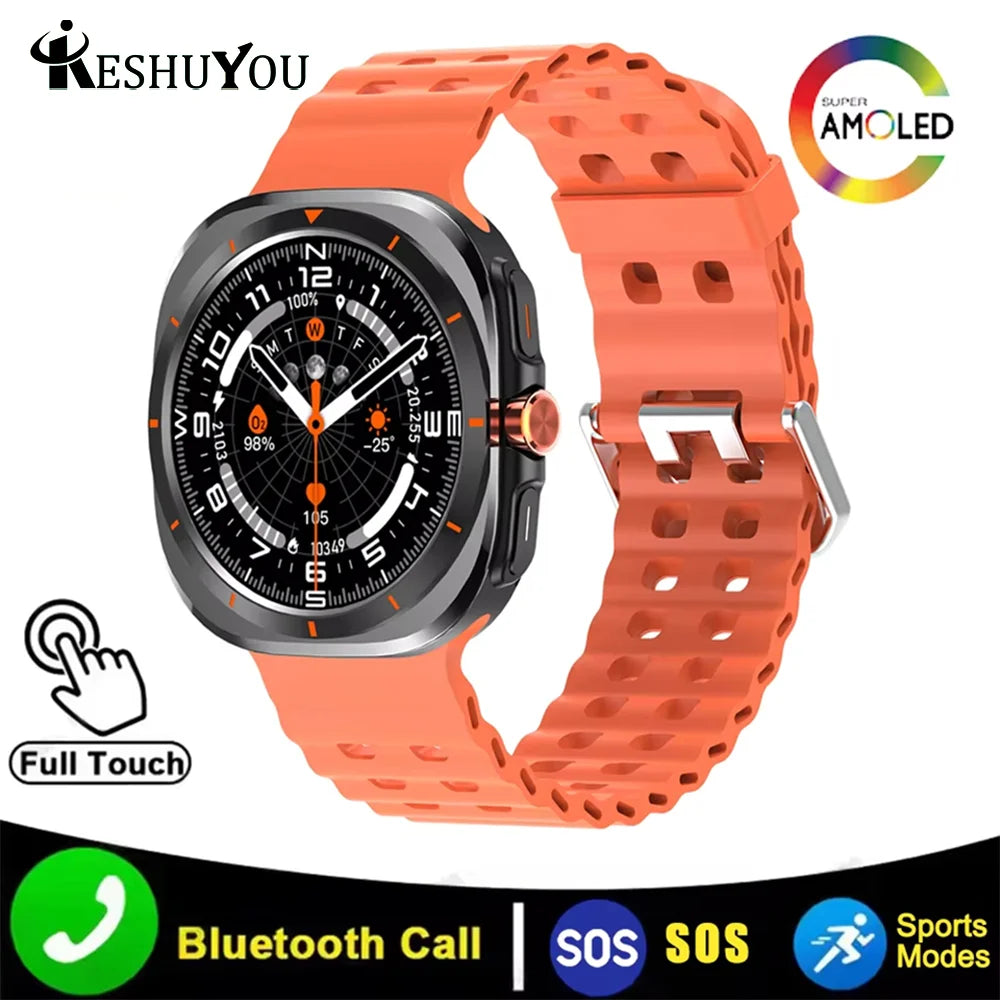 Smart Watch with Heart Rate Monitor and AMOLED Screen - Smarsty