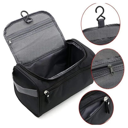 Men Luxury Toiletry Bag Travel Organizer With Hanging Hook - Smarsty