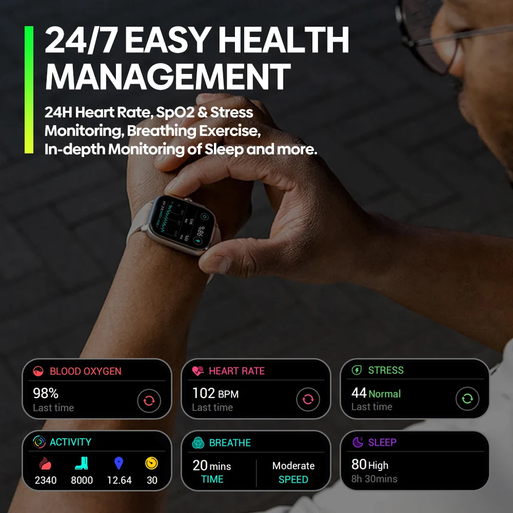 Zeblaze Beyond 3 Pro GPS Smart Watch with AMOLED Display - Smarsty
