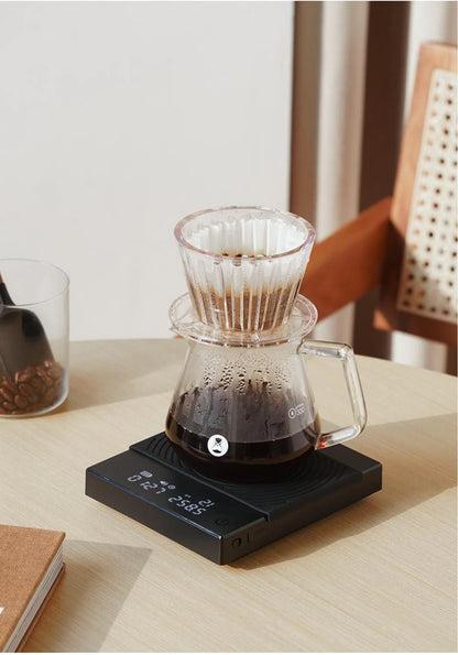 Timemore Black Mirror Digital Coffee Scale with LED Display - Smarsty