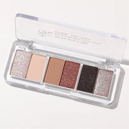 Glitter Eyeshadow Palette Brightening Waterproof Matte Finish - Smarsty