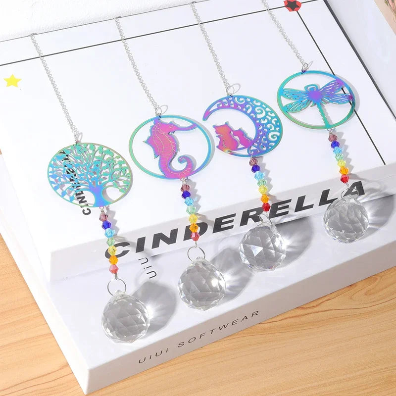 Colorful Crystal Pendant Suncatcher for Home Decoration - Smarsty