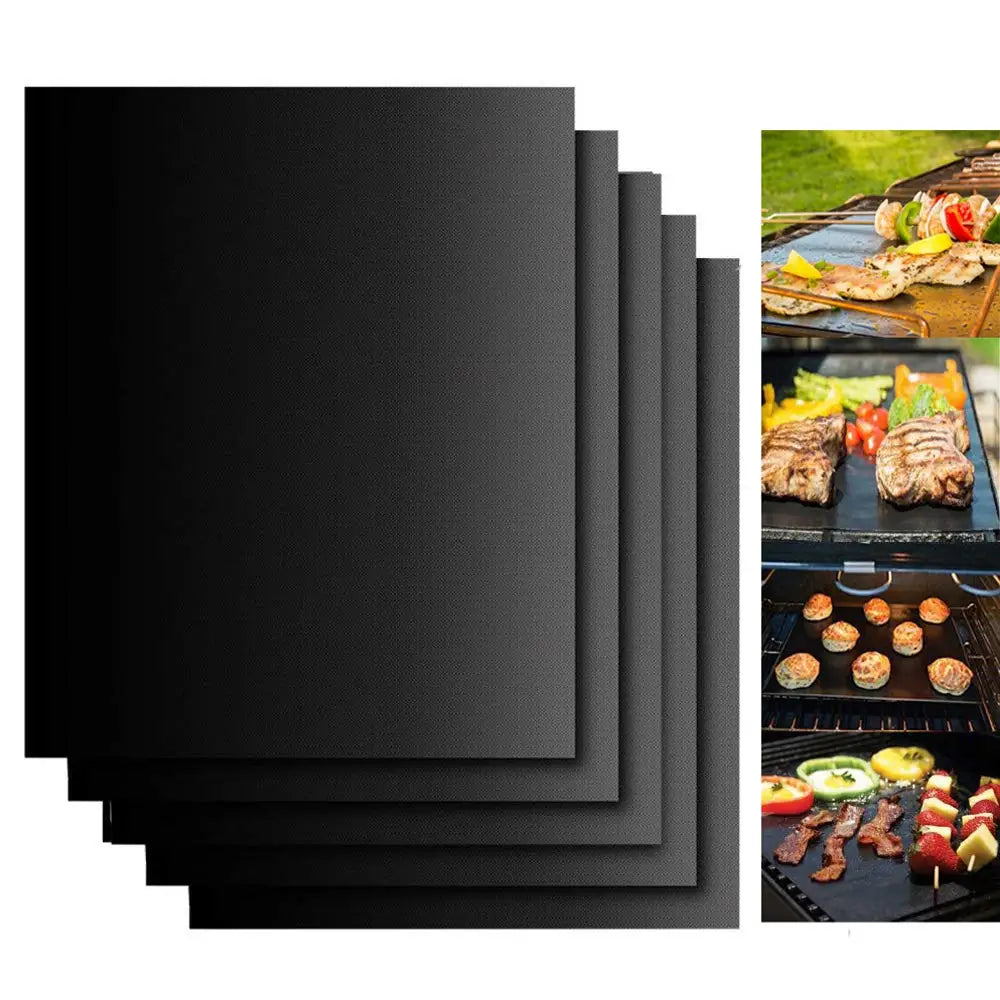 Non-Stick BBQ Grill Mats for Easy Cleanup and Heat Resistance - Smarsty
