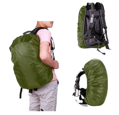 60L Waterproof Backpack Cover Dustproof Rain Cover For Backpack Rainproof Cover Outdoor Camping Hiking Climbing Bag by Smarsty