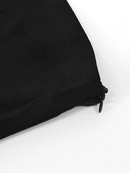 Black Sexy A-Line Dress Summer Strapless Women Slim Fit Off Shoulder Fashion Patchwork Casual Party Female Mini Dresses Clothing