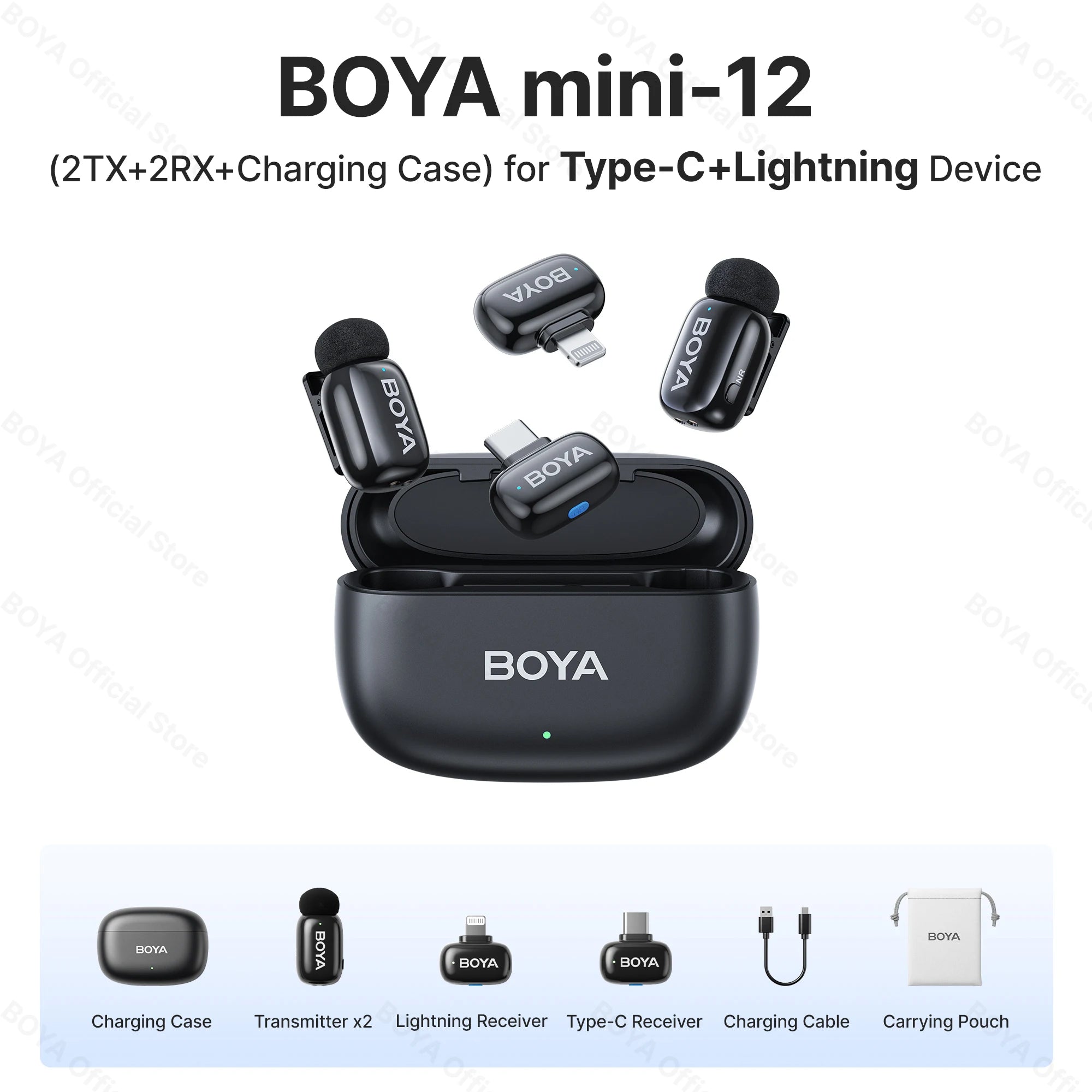 Boya Mini Wireless Lavalier Microphone for Mobile Recording - Smarsty