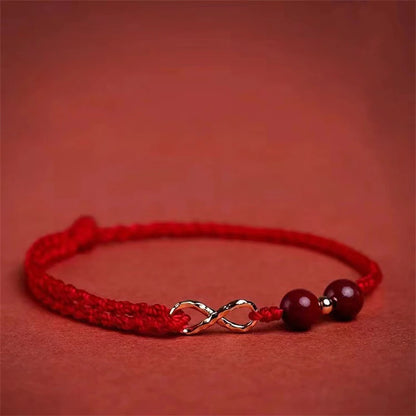 Handmade Lucky Red Bracelet for Wealth and Prosperity - Smarsty