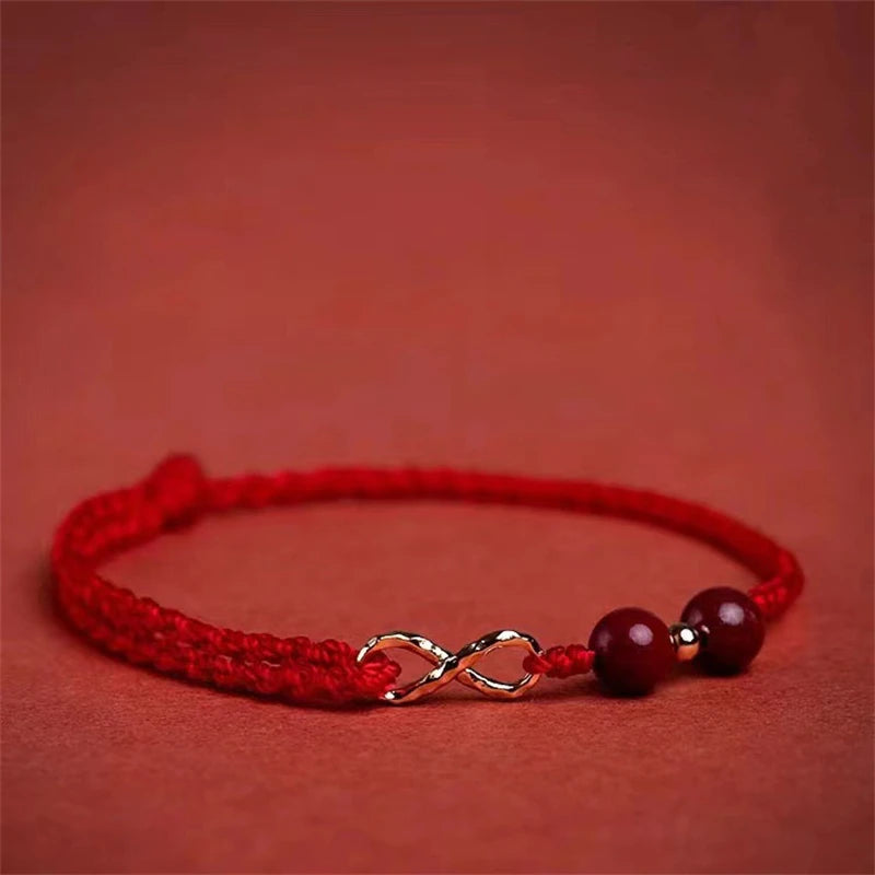 Handmade Lucky Red Bracelet for Wealth and Prosperity - Smarsty