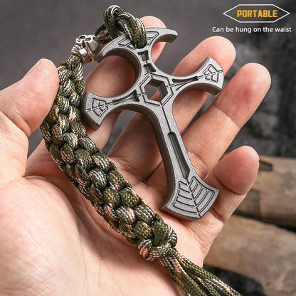 Tactical defense cross pendant, self-defense cool equipment, fashionable and exquisite, unique gift for friends.