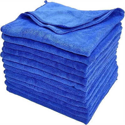 10Pcs Microfiber Towels Car Wash Drying Cloth Towel Household Cleaning Cloths Auto Detailing Polishing Cloth Home Clean Tools - Smarsty