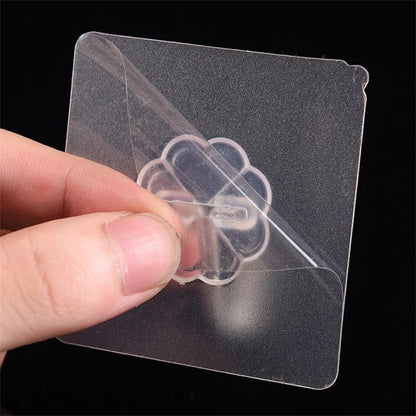 Transparent Stainless Steel Self-Adhesive Hooks for Easy Storage - Smarsty