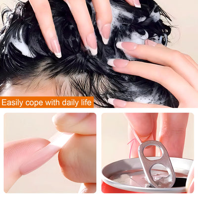 Twoing Waterproof Liquid Nail Adhesive,Long-Lasting & Fast-Drying, Formaldehyde-Free, Compatible with Acrylic Nails Fake Nails - Smarsty