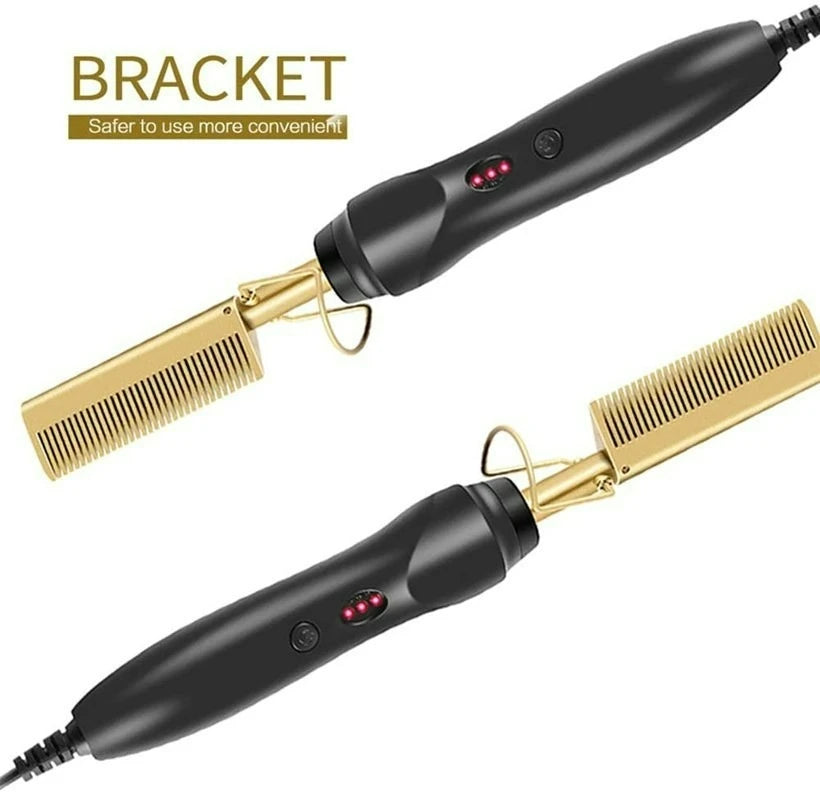 Multi-Functional Electric Hair Straightener and Curler - Smarsty