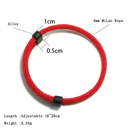 Adjustable Red Thread Bracelet for Couples and Yoga - Smarsty