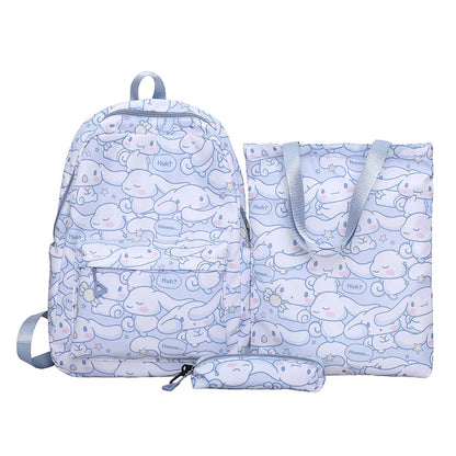 Cinnamoroll Anime Cartoon Large Capacity Kids Backpack - Smarsty