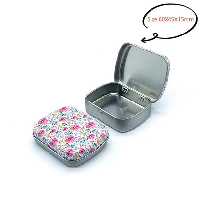 Small Metal Storage Box for Jewelry and Coins - Smarsty