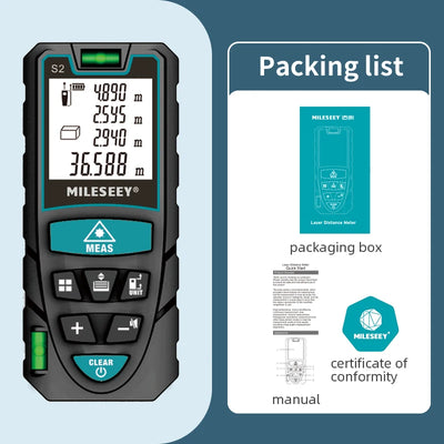 MILESEEY Laser Tape Measure with Multi Measurement Functions - Smarsty
