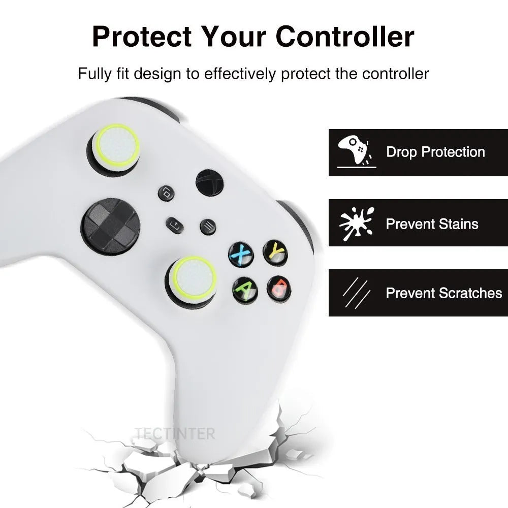 Luminous Green Silicone Protective Case for Xbox Controller - Smarsty