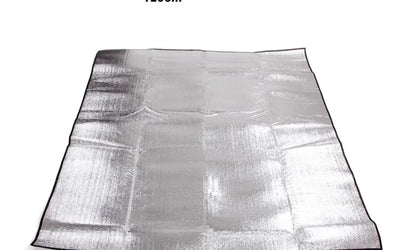 Camping Mat Foam Foil Blanket Aluminum Insulation Foam Foil Mat Sleeping Pad Thermal Outdoor Tent Footprint Reflecting Heat by Smarsty
