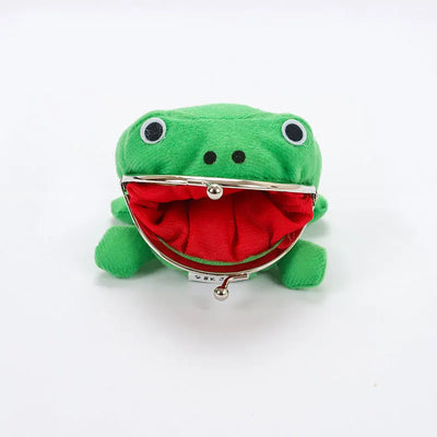Cute Anime Frog Wallet Coin Purse Kiss Lock Accessory - Smarsty