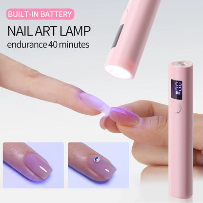 LULAA Handheld Mini Nail Lamp For Quick Gel Drying - Smarsty