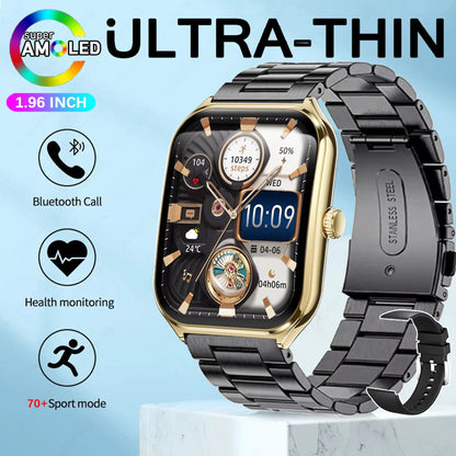 Ultra Thin Smart Watch for Men with AMOLED Screen - Smarsty