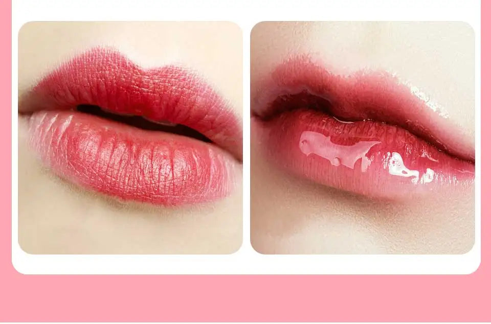 Crystal Jelly Lip Glow Oil 6ml Moisturizing Plumping Lip Gloss Makeup Sexy Plump Lip Glow Oil Tinted Lips Plumper Care Cosmetics