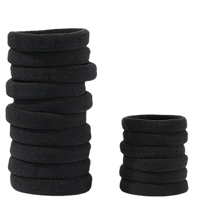 50 Pack Nylon Scrunchies Soft Stretchy Hair Ties Gentle - Smarsty