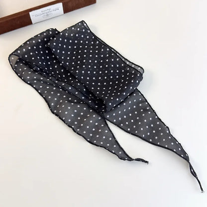 Animal Print Scarf Belt Satin Hair Band for Women - Smarsty