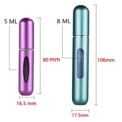 Portable Refillable Mini Perfume Spray Bottle 5ml 8ml - Smarsty