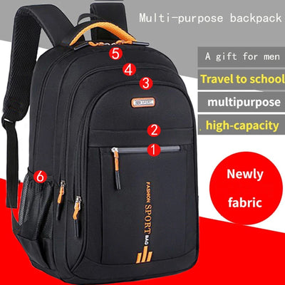 Ladies' backpack, female Korean version, trendy large capacity, high school, middle school, student backpack, travel bag, comput - Smarsty