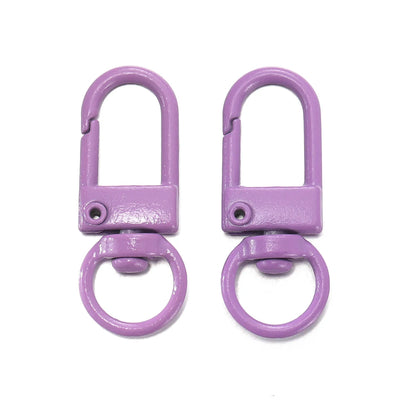 Colorful Alloy Snap Lobster Clasp Keychain Hooks Set - Smarsty