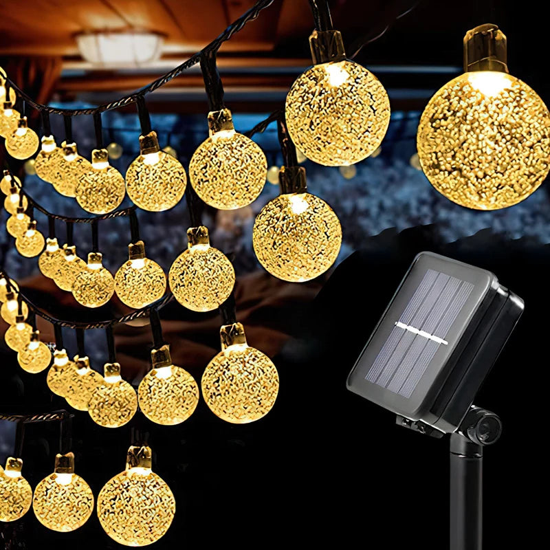 Solar LED String Fairy Lights for Outdoor Decor - Smarsty