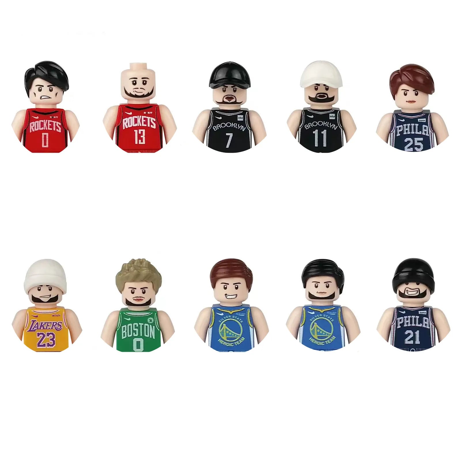 building blocks action doll mini city figures toys girls soldiers policeman robot worker fireman farmer cook movie characters