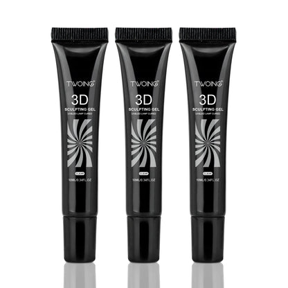 Waterproof 3D Nail Art Gel for DIY Designs - Smarsty