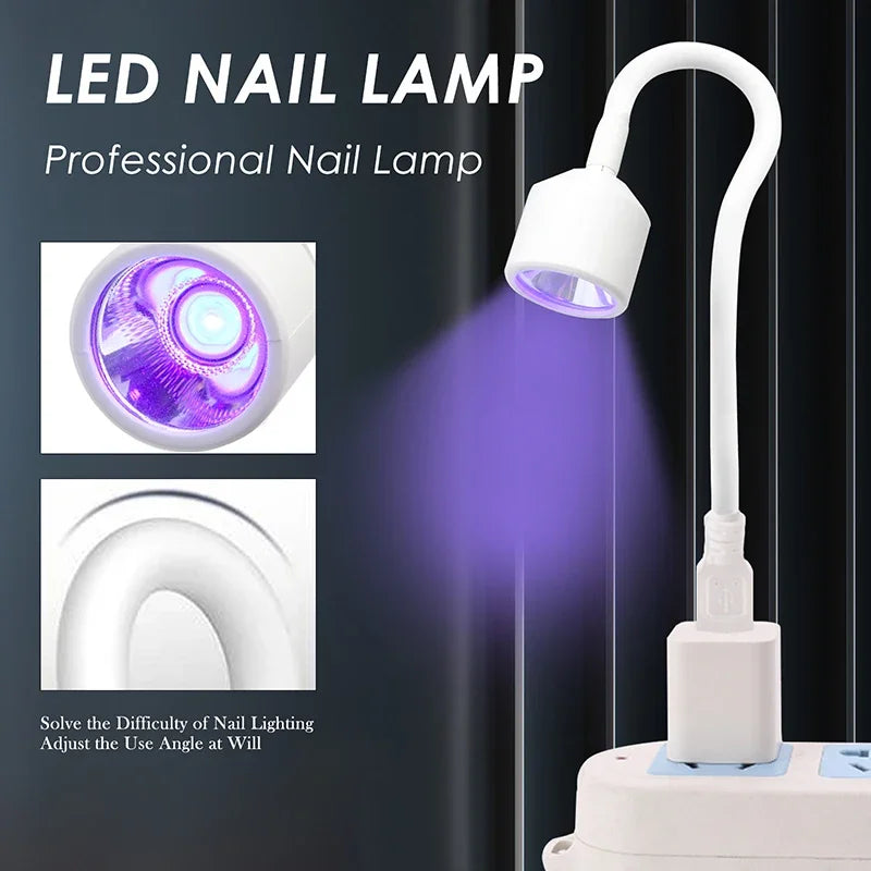 Foldable UV LED Nail Dryer Quick Dry Curing Lamp - Smarsty