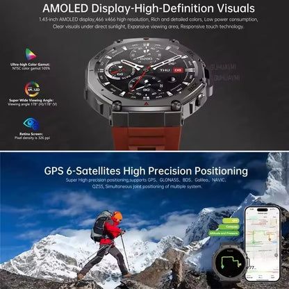 T-Rex 3 GPS Smart Watch with Altimeter and Waterproof Design - Smarsty