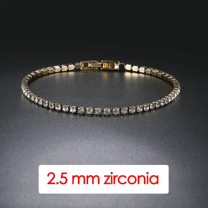 Trendy Women's Tennis Bracelet with AAA+ Cubic Zirconia - Smarsty