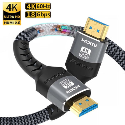High-Speed HDMI Cable 8K 60Hz for Gaming and Streaming - Smarsty