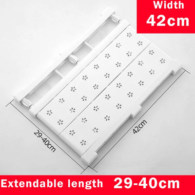 Adjustable Closet Organizer Storage Shelf Wall Mounted Kitchen Rack Space Saving Wardrobe Decorative Shelves Cabinet Holder by Smarsty