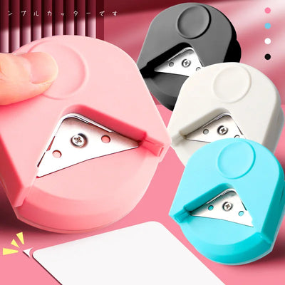 circle cutter button maker Corner round machine corner punching portable paper cutter card photo cutting - Smarsty