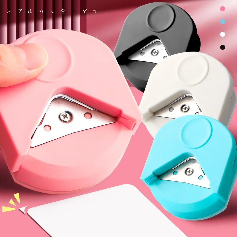 circle cutter button maker Corner round machine corner punching portable paper cutter card photo cutting - Smarsty