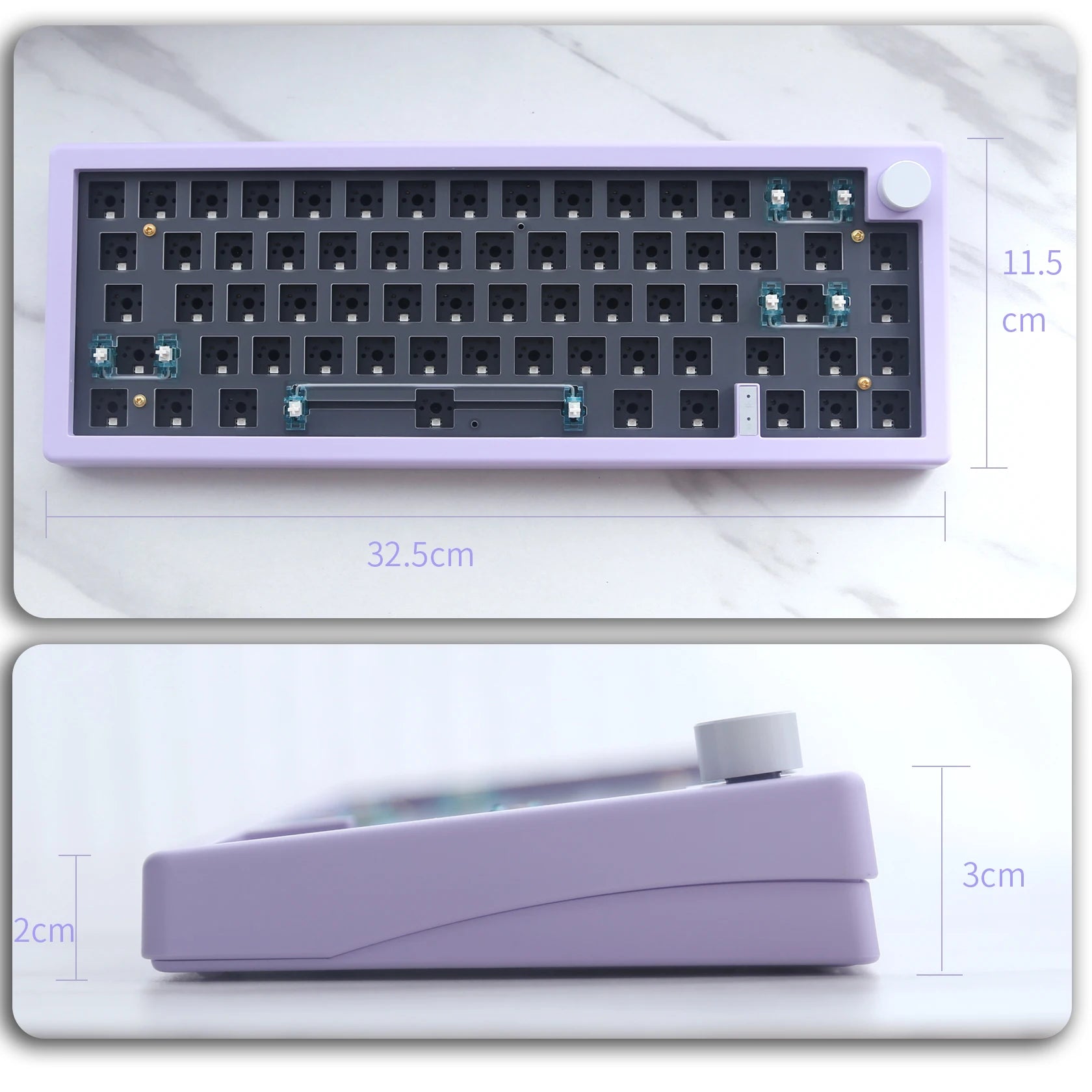 Gasket Mechanical Keyboard Kit Bluetooth With Hot Swappable
