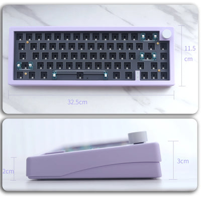 Gasket Mechanical Keyboard Kit Bluetooth With Hot Swappable - Smarsty