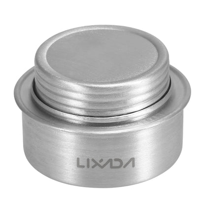 Outdoor Mini Alcohol Stove Aluminum Alloy Alcohol Stove with Lid Outdoor Camping Hiking Backpacking Cooking Stove