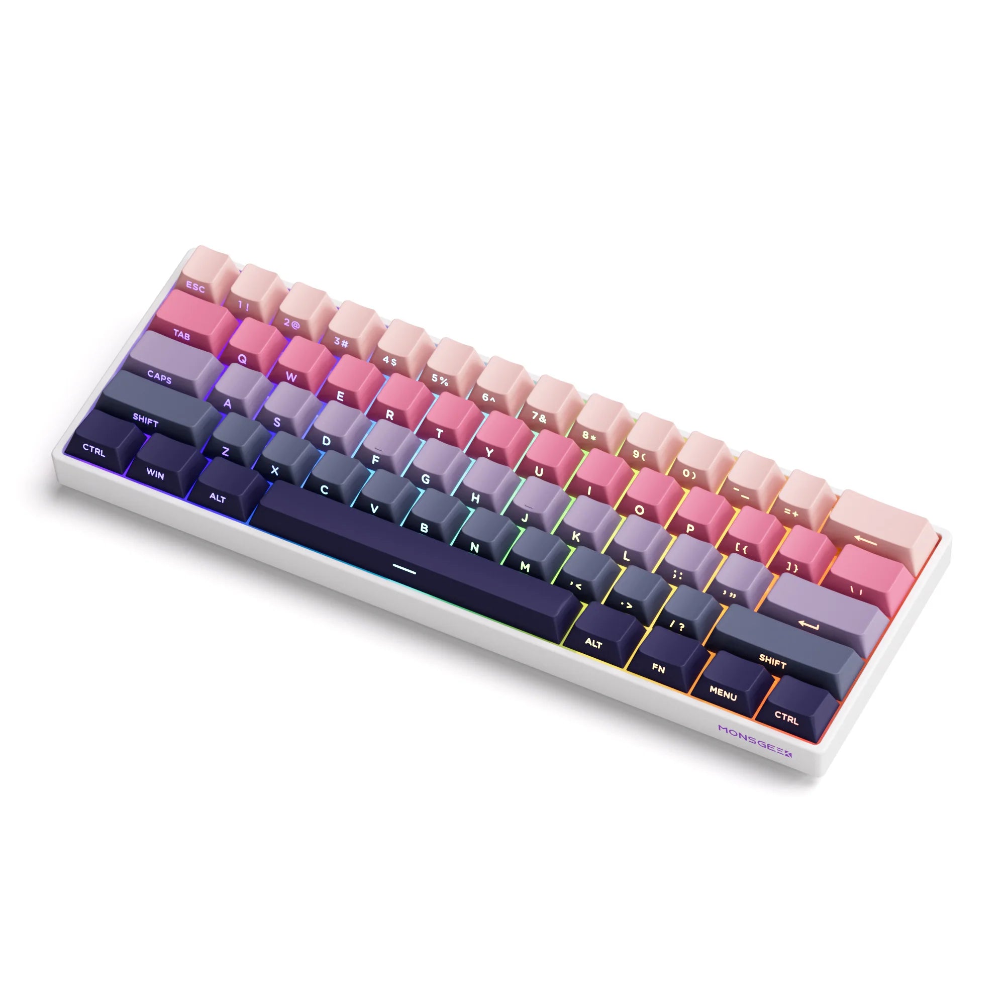 60 Percent Wireless Mechanical Keyboard With ARGB Lighting