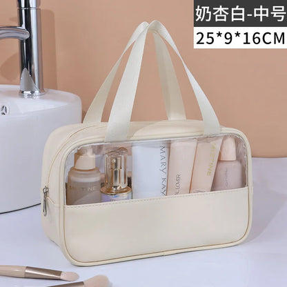 Transparent Travel Cosmetic Bag Large Capacity Waterproof - Smarsty