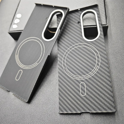 Aramid Magnetic Case For Z Fold 7 Carbon Fiber MagSafe - Smarsty