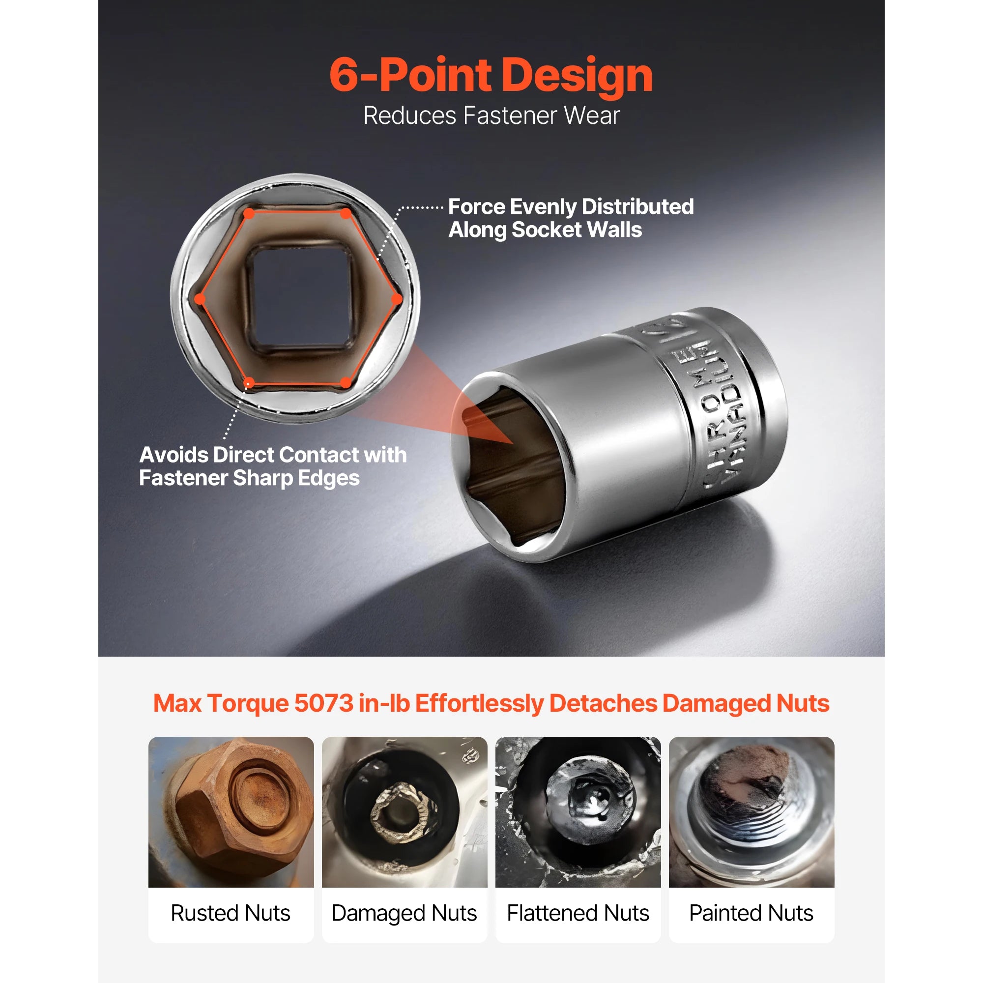 SucceBuy Socket Set 86 Pieces 3/8 1/4 1/2in Drive Socket and Ratchet Set SAE Metric Mechanic Tool Kit with Ratchet Wrench